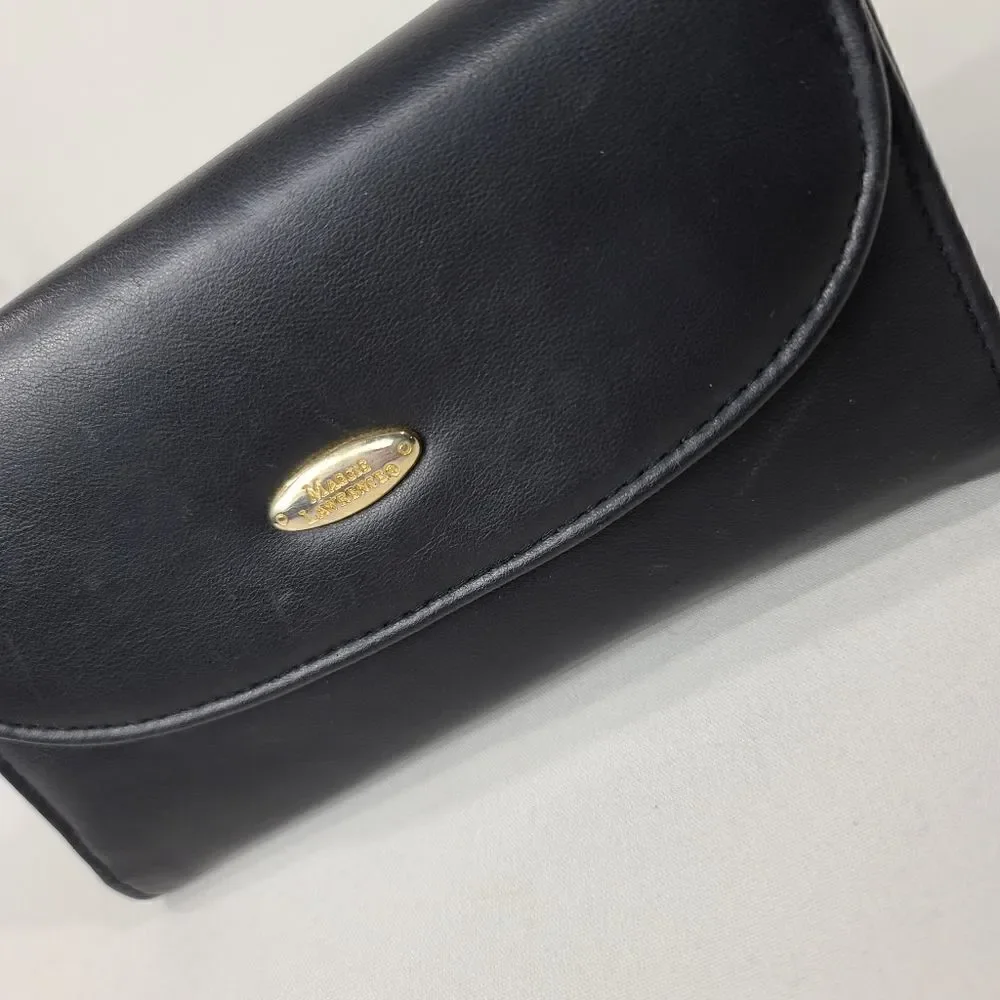 Maggie Lawrence women's black leather wallet